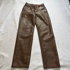 ARITZIA Wilfred Brown Straight Leg Women Jeans